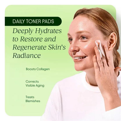 The Most Popular Toner Pads For Korean Women - Anti-Aging, Fades Dark Spots & Wrinkles Fast (100 Pads)-Korean Direct Mail