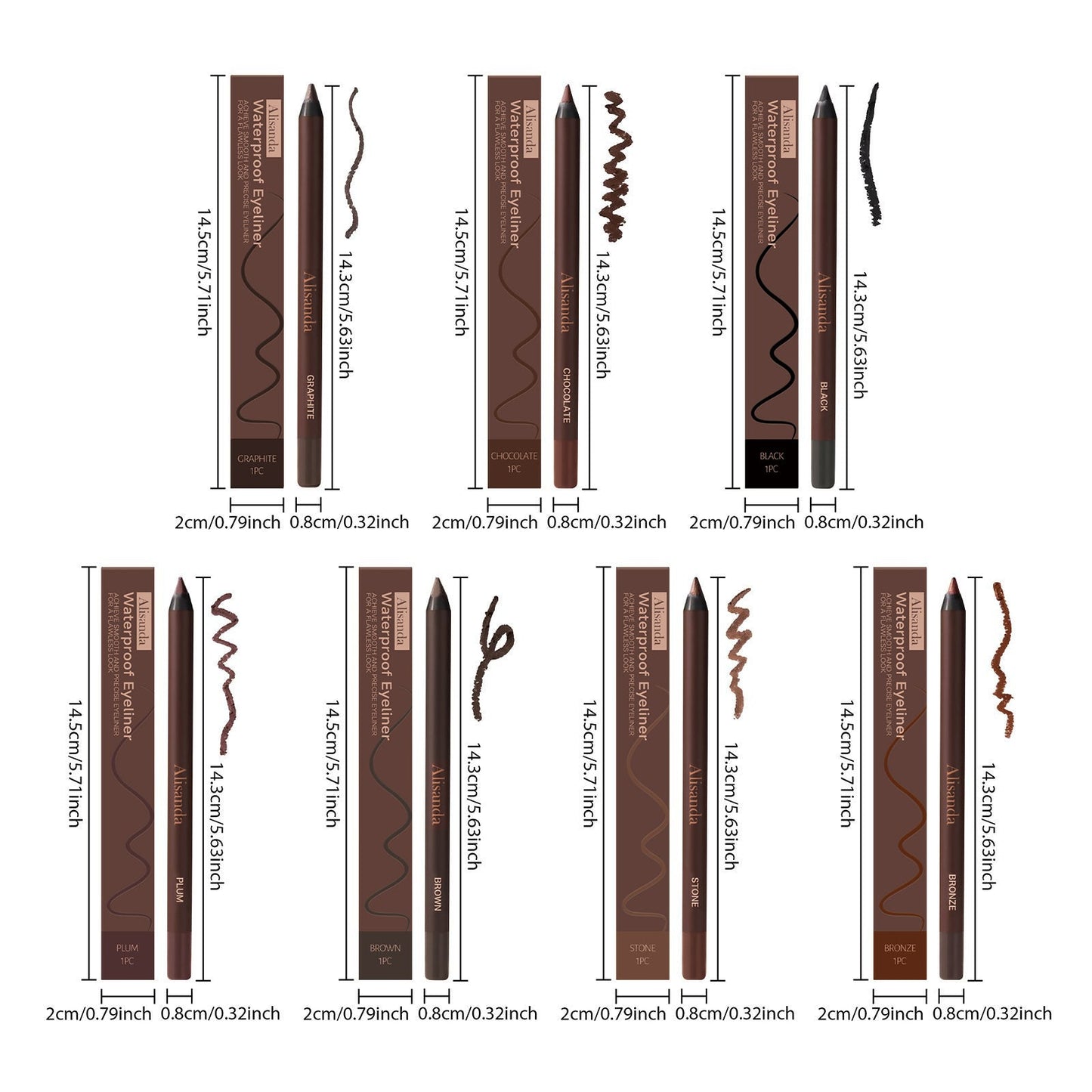 LAST DAY: 70%OFF✨24HR Waterproof Eyeliner Duo Sharpenable Eye Pencil💜-1