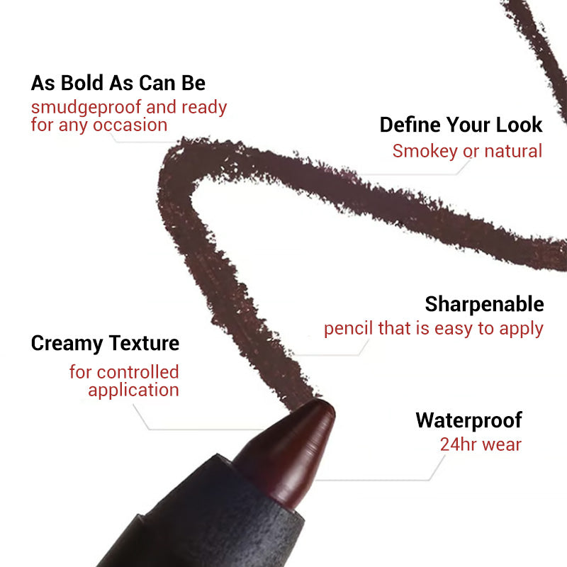 LAST DAY: 70%OFF✨24HR Waterproof Eyeliner Duo Sharpenable Eye Pencil💜-1